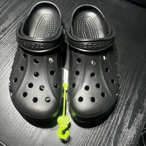 NWT! Black Baya Crocs Women's Size 9 Men's Size 7